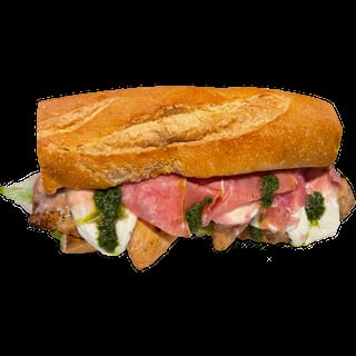 Chicken club, Mozzarella, Prosciutto Hero