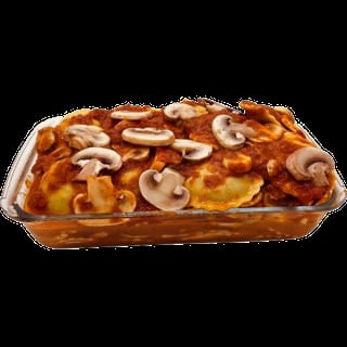 Mushroom Ravioli with Mushroom Sauce Platter
