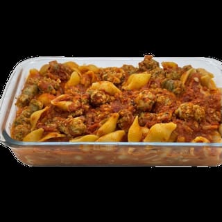 Pasta Shells with Chicken Jalapeno Sausage Platter